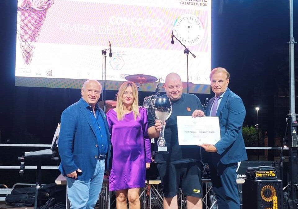 Pesca della Valdaso e zabaione all’Anisetta Rosati, il gelato di Mazzaferro conquista la finalissima della coppa Italia Aig